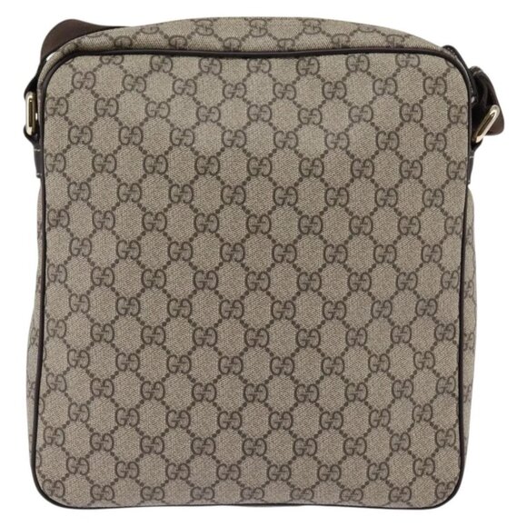 GUCCI GG Supreme Shoulder Bag PVC Beige Gold 201448 Auth ep11234 - Picture 3 of 16